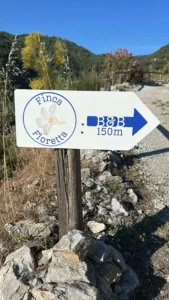 Routebordje Finca Floretta
